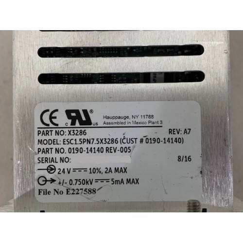 AMAT 019014140 ESC1.5PN7.5X3286 1KV BIAS Read ESC Power Supply